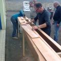 Construction de l'ossature bois 